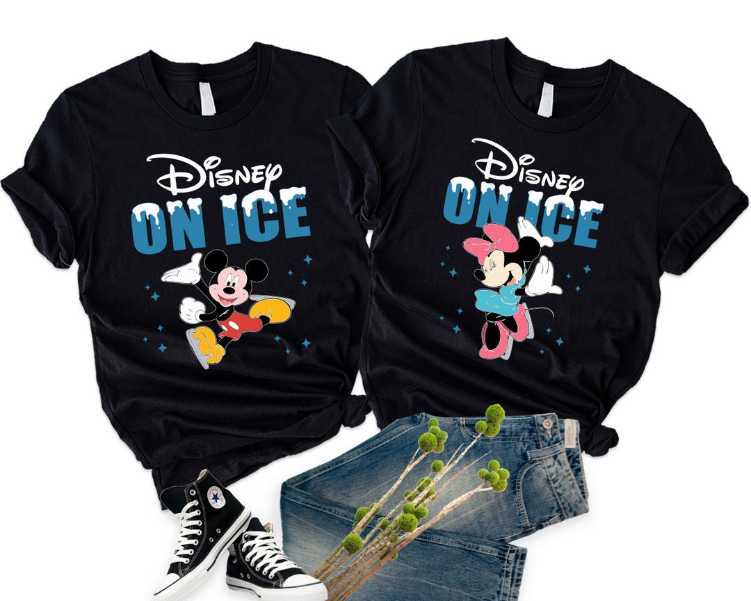 Disney on Ice Shirt Mickey and Minnie Couple Sweatshirt Etsy