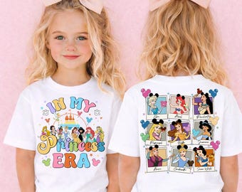 Disney Princess Shirt, In My Princess Era Disney T-Shirt, WDW Girls Trip Sweatshirt, Princess Squad Sweater, Magic Kingdom Characters Tee