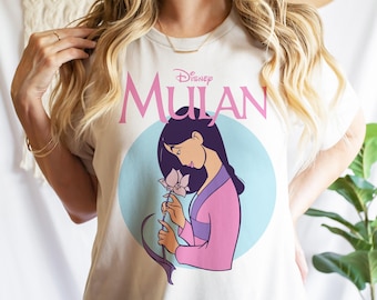 Disney Mulan Shirt, Cute Princess T-Shirt, Retro Disney Princess Sweatshirt, Princess Mulan Shirt, Disneyworld Girls Trip Shirt, WDW Tees
