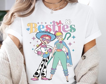 Toy Story Besties Shirt, Disney Bo Peep And Jessie T-Shirt, Toy Story Bo Peep Shirts, Disneyland Toy Story Best Friends Tees, BFF Girls Trip