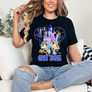 Mickey On Ice Shirt, Disney Family Vacation T-Shirt, Mickey Ice Hoodie, Disney On Ice 2025 Sweater, Princess On Ice Sweatshirt