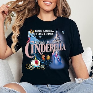 Walt Disney Cinderella Shirt, It&#39;s Fun It&#39;s Magic Sweatshirt, Disney Princess Cinderella T-Shirt, Cinderella Sweater, Magic Kingdom Shirt