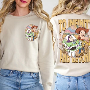 Disney Toy Story To Infinity And Beyond Shirt, Disney Buzz Lightyear and Woody Tee, Toy Story Adventure Trip Sweater, WDW Family Trip Shirt