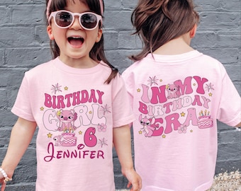 In My Birthday Era Shirt, Disney Birthday Party Tee, Birthday Boy Girl T-Shirt, WDW Birthday Trip Sweater, Stitch Angel Birthday Sweatshirt