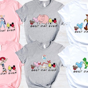Custom Toy Story Shirt, Toy Story Best Day Ever Shirt, Woody Shirt, Slinky Shirt, Forky Shirt, Jessie Shirt, Rex Shirt, Mr Potato Head Shirt