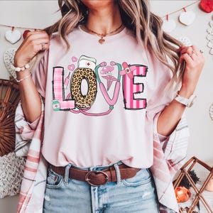 Nurse Valentine Shirt, Nurse Love Sweatshirt, Nurse Valentine&#39;s Day T-Shirt, Nursing School Valentine Tee, Nurse Life Sweatshirt