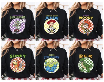 Chemise amis Disney Toy Story, T-shirt personnages Pixar Toy Story, sweat-shirt du film Toy Story, chemises WDW Adventure, t-shirts Pixar Fest