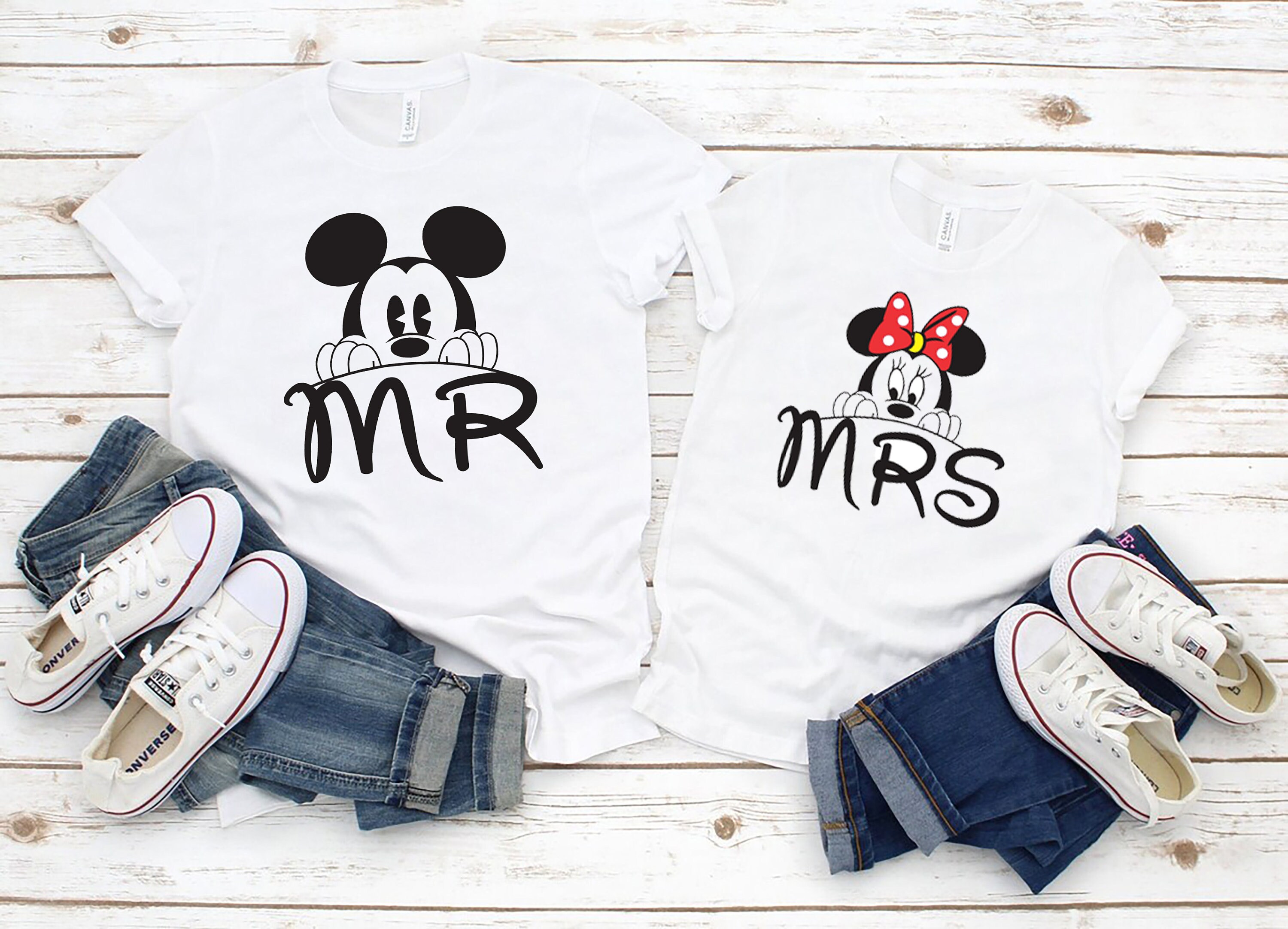Mickey Mr Mrs Etsy