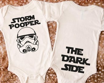 Storm Pooper Baby Onesie, Funny Space Villain Baby Bodysuit, Cute Galactic Infant Outfit, Baby Shower Gift Clothes