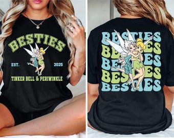 Disney Tinker Bell And Periwinkle Sweatshirt, Disney Tinkerbell Besties Shirt, WDW Girls Trip T-Shirt, Besties Trip Shirt, Magic Kingdom Tee