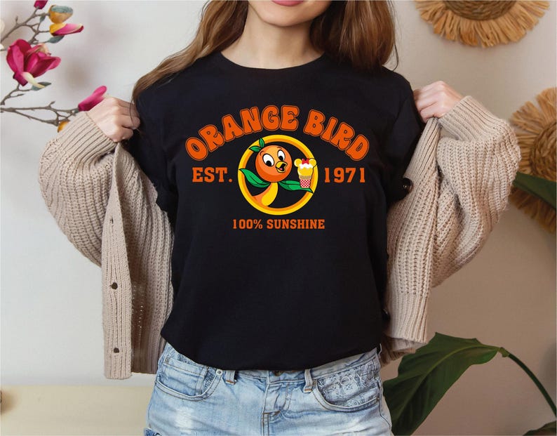 Orange Bird Sunshine Shirt, Orange Bird Shirt, Orange Bird Trip Shirt, Vacation Shirt, Disneyworld Orange Bird Tee, Disneyland Bird Tee image 8
