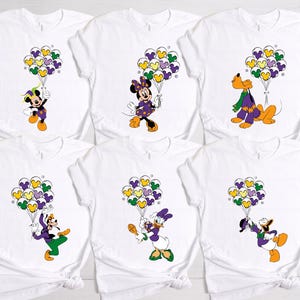 Mardi Gras Mickey&Co Balloons Shirt, Disney Mardi Gras Squad Sweater, Disney Mardi Gras Vacation T-Shirt, Disney Mardi Gras Carnival Shirt