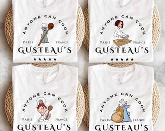 Ratatouille Shirt, Disney Remy Shirt, Disney Pixar Ratatouille T-Shirt, Anyone can cook shirt, Remy Paris Checkerboard Tee, Remy Gusteaus