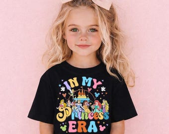 Disney Princess Shirt, In My Princess Era Disney T-Shirt, WDW Girls Trip Sweatshirt, Princess Squad Sweater, Magic Kingdom Characters Tee