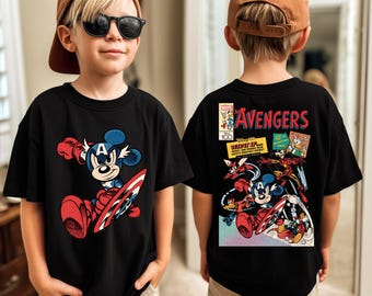 Klassisches Held Squad Shirt, Comic Superheld Mashup T-Shirt, Fan Universum Sweatshirt, Held Inspiriert Familie T-Shirt