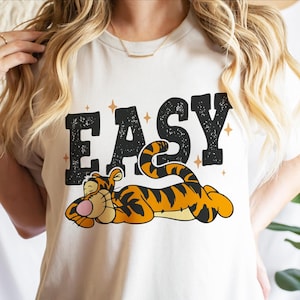 Disney shirt Winnie the Pooh Tigger, Pooh Bear and Friends T-shirt, shirt Disney Sleeping Tigger, shirt Lazy Weekend, T-shirts Magical Kingdom