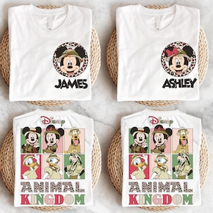 Mickey And Friends Custom Safari Shirt, Disney Animal Kingdom T-Shirt, Mickey Wild Trip Sweatshirt, Family Safari Shirts, Disney Park Tees