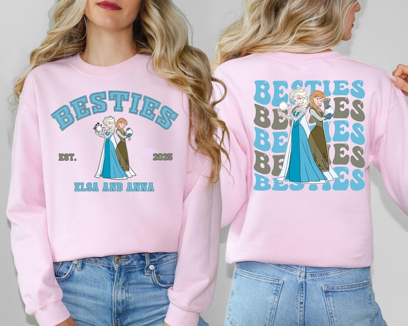 Disney Frozen Besties Shirt, Disney Frozen Anna And Elsa Sweatshirt, Disney Girls Trip Tee, Disney Besties Vacay Shirt, Magic Kingdom Shirt