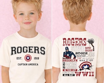 Chemise Rogers Captain America, pull soldat de l'hiver Captain America, sweat Steve Rogers, sweat Avengers, T-shirt Rogers 1918