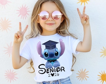 Schattig buitenaards afgestudeerd 2026-shirt, senior afstuderen-T-shirt, Class of 2026-shirt, kwastje tot kasteel-sweater