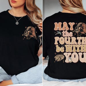 May The Fourth Be With You Shirt, Galaxy's Edge Sweatshirt, Millennium Falcon Sweater, Star Wars Darth Wader T-Shirt, Disney Star Wars Shirt