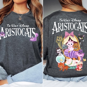 The Aristocats Shirt, Disney Cats Sweatshirt, Disney Cheshire Cat T-Shirt, Disney Vacation Sweater, Disney Cat Lover Sweatshirt