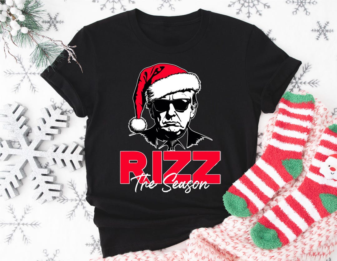 Trump Rizz the Season Christmas Shirt, Donald Trump Christmas ...