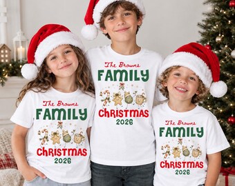 Family Name Christmas Shirt, 2026 Making Memories Together Shirts, Winter Trip Tees