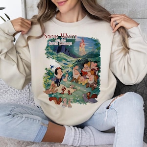 Snow White And The Seven Dwarfs Shirt, Disney Snow White T-Shirt, Princess Snow White Sweatshhirt, Retro Disney Shirt, Disneyworld Shirt Tee