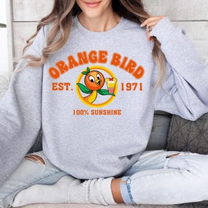 Orange Bird Sunshine Shirt, Orange Bird Shirt, Beach Shirt, Summer Vacation Shirt, Flower and Garden Festival 2024