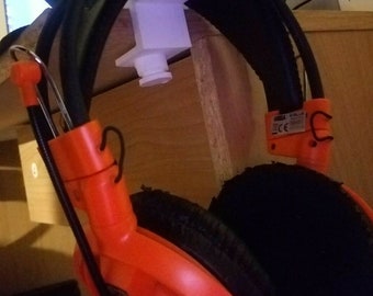Soporte/soporte para auriculares, soporte de escritorio colgante impreso en 3D por VTSTech