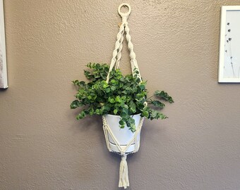Beaded Macramé Plant Hanger