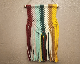 Multi-Color Macramé Wall Hanging