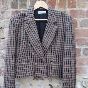 Houndstooth Jacket Etsy UK