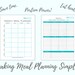 Fitness Planner Printable PDF, Meal Planner, Weight Loss/calorie ...