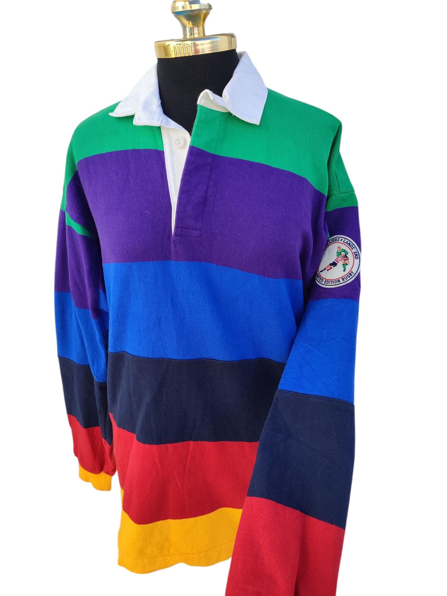 90s~ Lands’ End USA Sweatshirt Polo Vintage 90s Ralph Lauren Polo USA Kswiss Hoodie Sweatshirt