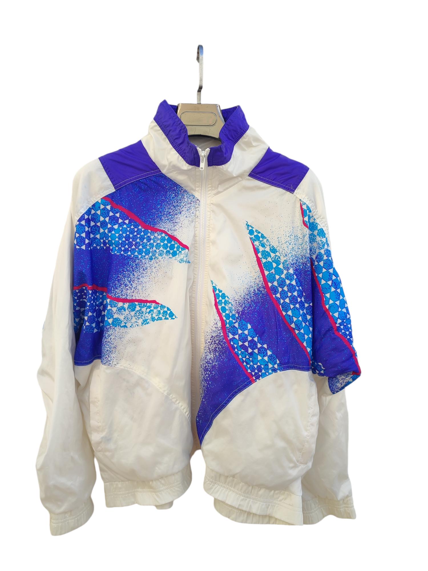 NIKE VINTAGE 90s JACKET White Blue Purple Size Xl - Etsy