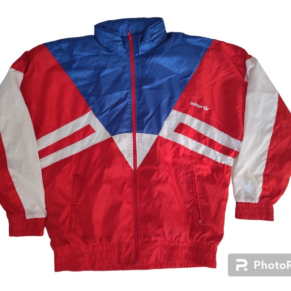 Adidas Windbreaker Jacket Size L/ vintage Adidas jacket size L adult