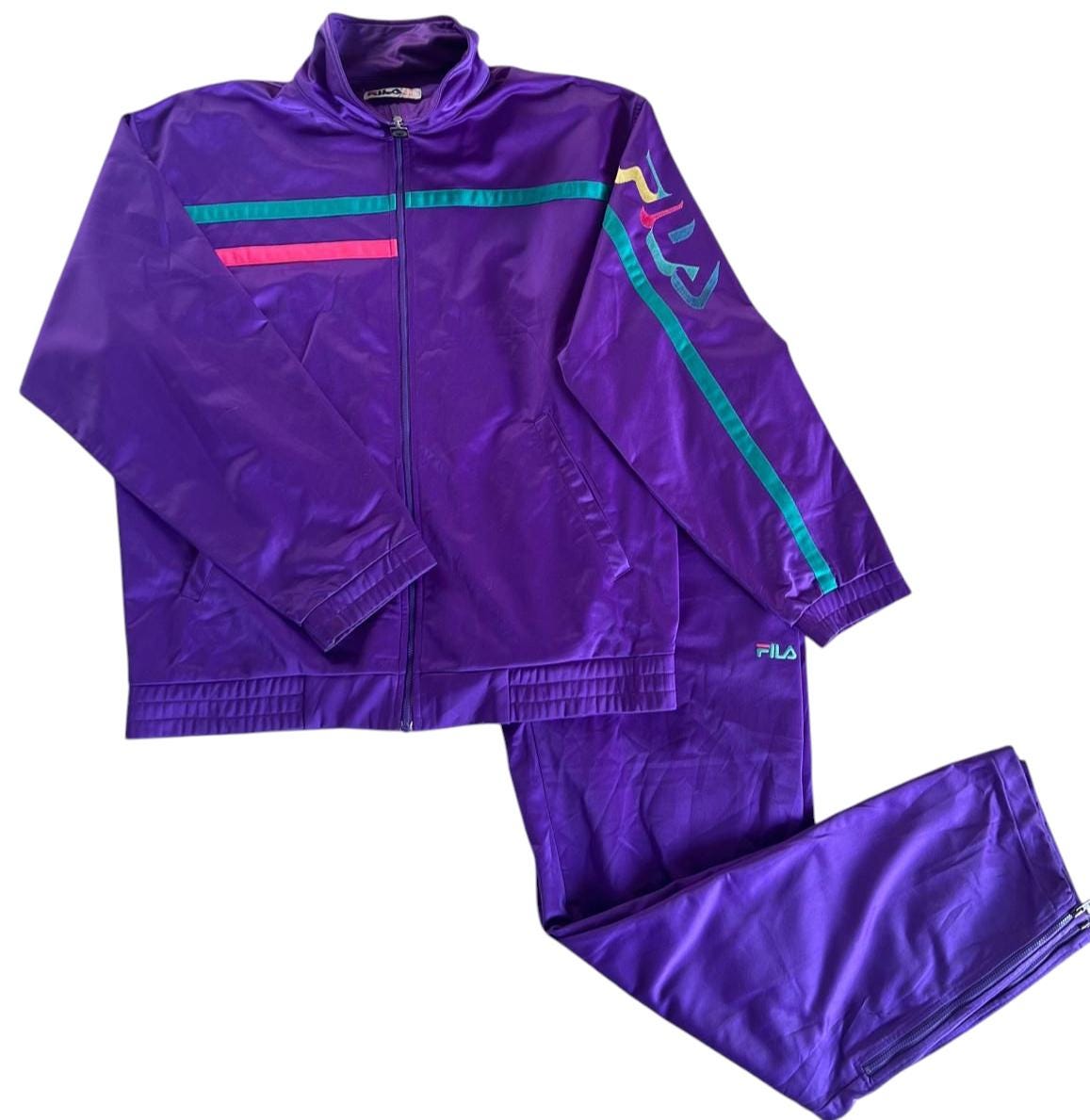 Jogging Suit Fila Tracksuit Mens Purple Fila Tracksuit New Zealand