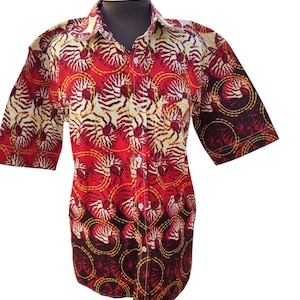 Dolce & Gabbana shirt summer colors red / Dolce and Gabbana beach blouse size S free shipping
