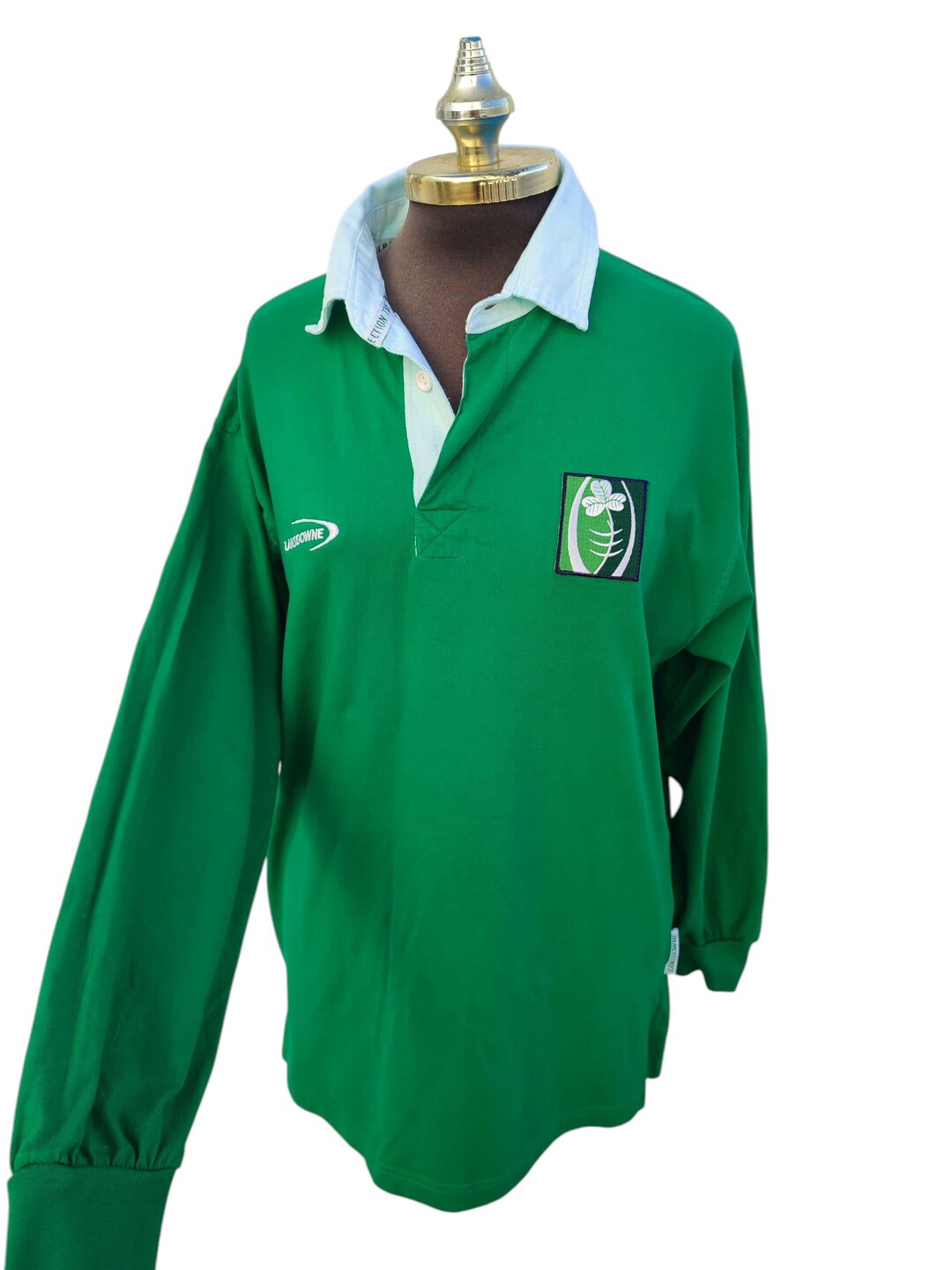 Homme Rayé Pull Polo de rugby Polos de Rugby manche longue Polos Col