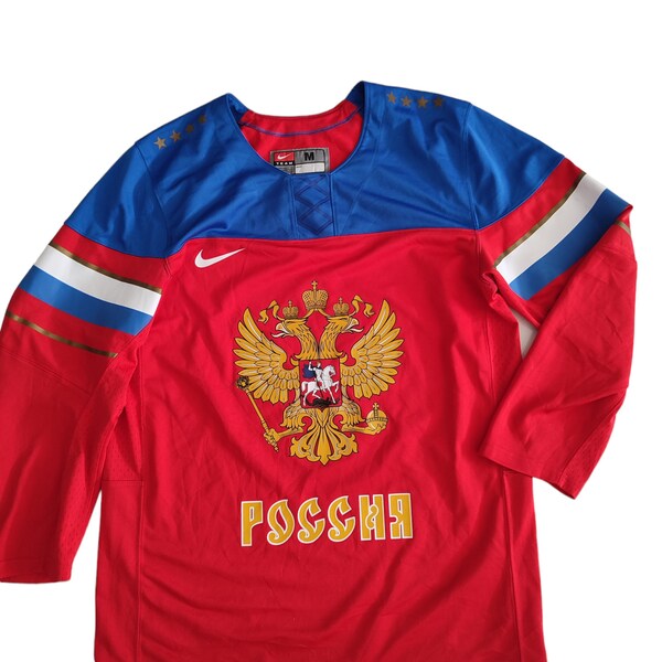 Russia Nike Hockey Jersey size M adult / Russia hockey jersey/ Russia eishockey/ Russia hockey shirt size M