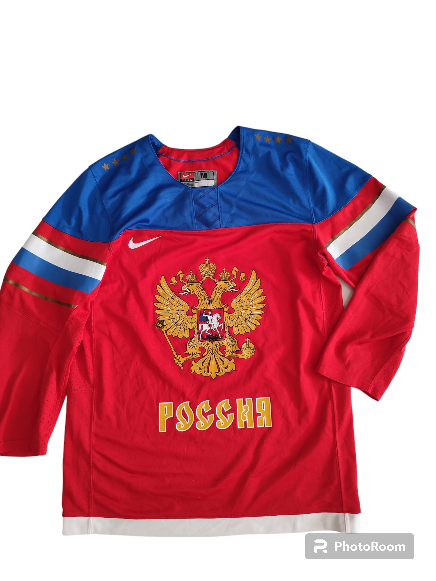 Russland Nike Hockey-Trikot Größe M für Erwachsene Russland