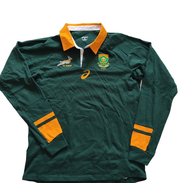 Polo de rugby Asics Afrique du Sud taille L adulte