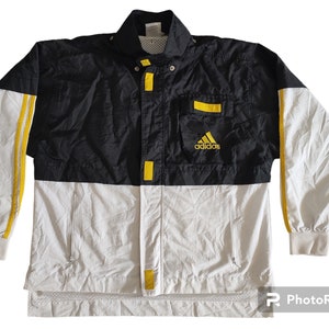 vintage adidas track jacket size M/ adidas 90s Jacket / adidas vintage windbreaker