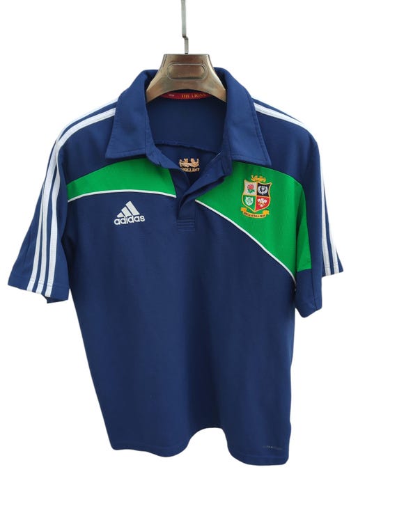 Adidas British Irish Lions South Africa Rugby Polo Shirt Size M