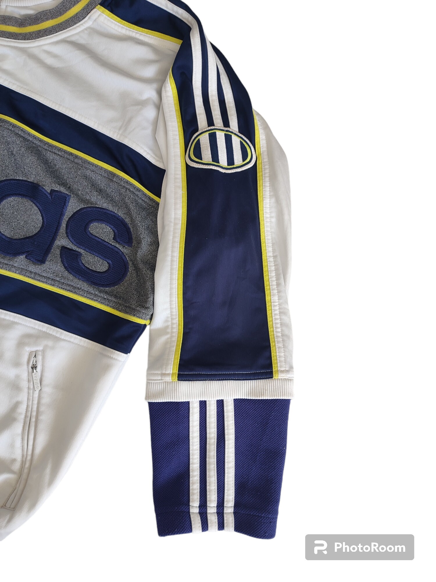 Vintage 80s-90'S Adidas track jacket, size S, men's polyester red type Vintage Second Hand
