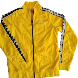 Yellow kappa best sale tracksuit mens