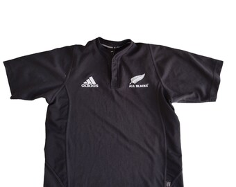 New Zealand All Blacks Trikot 2003 Rugby Union Vintage Adidas Trikot Größe L