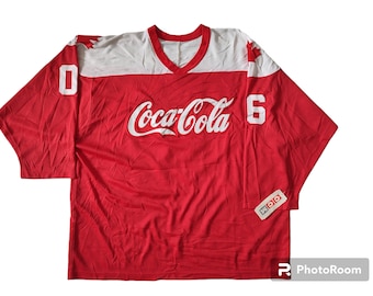 90s Coca Cola team Canada hockey jersey CCM size L